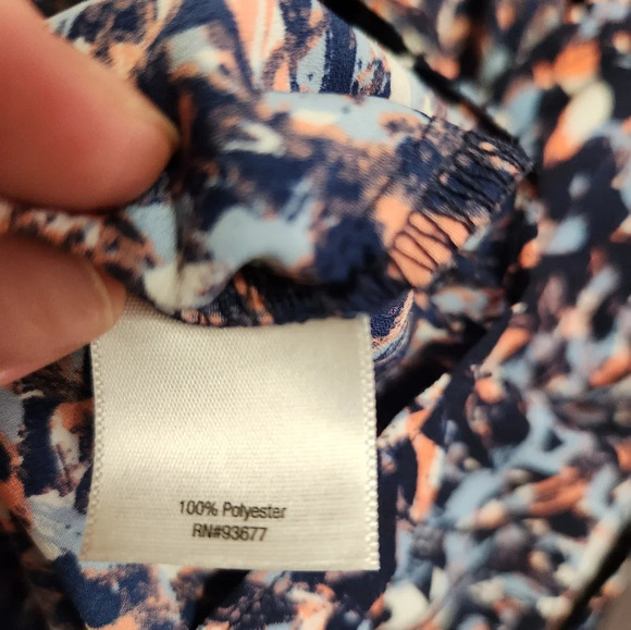 A.n.a navy‎ blue blouse size small - Picture 11 of 11